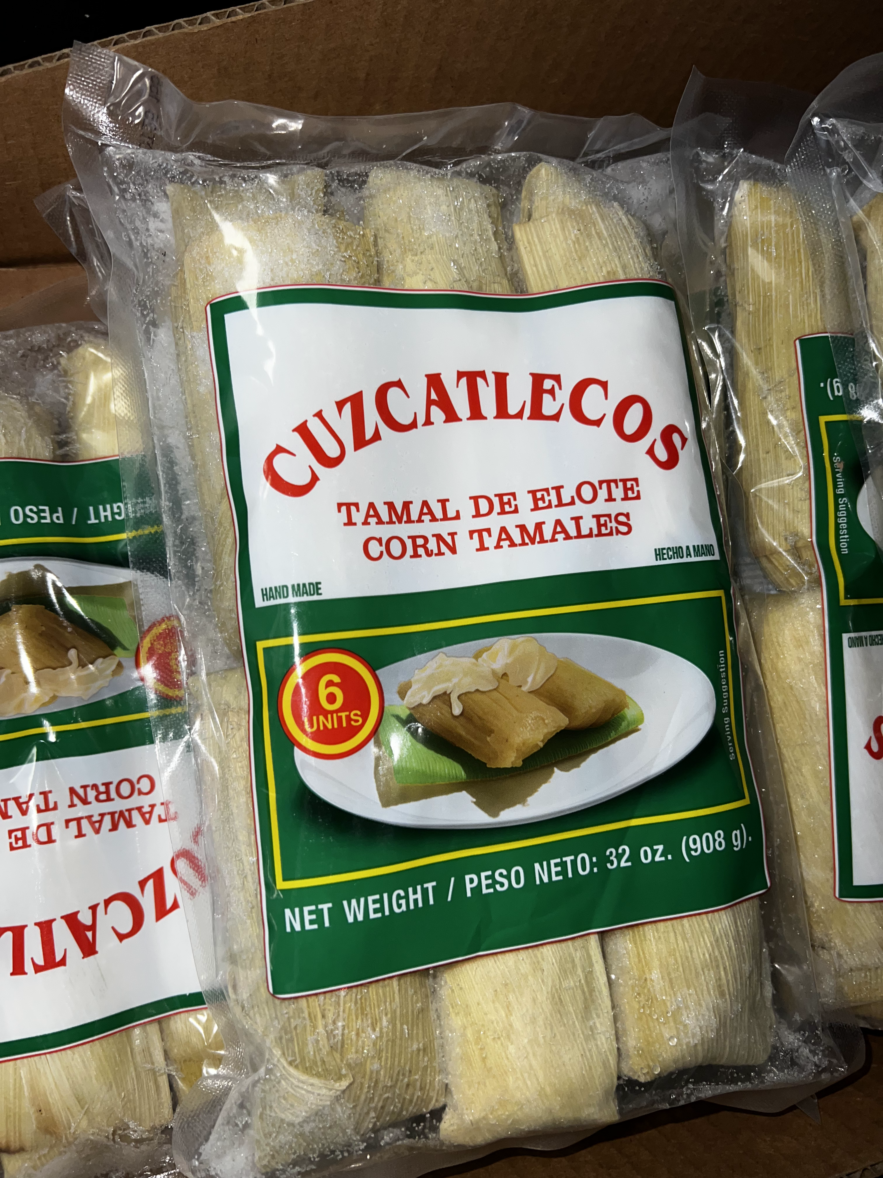 Tamales de elote