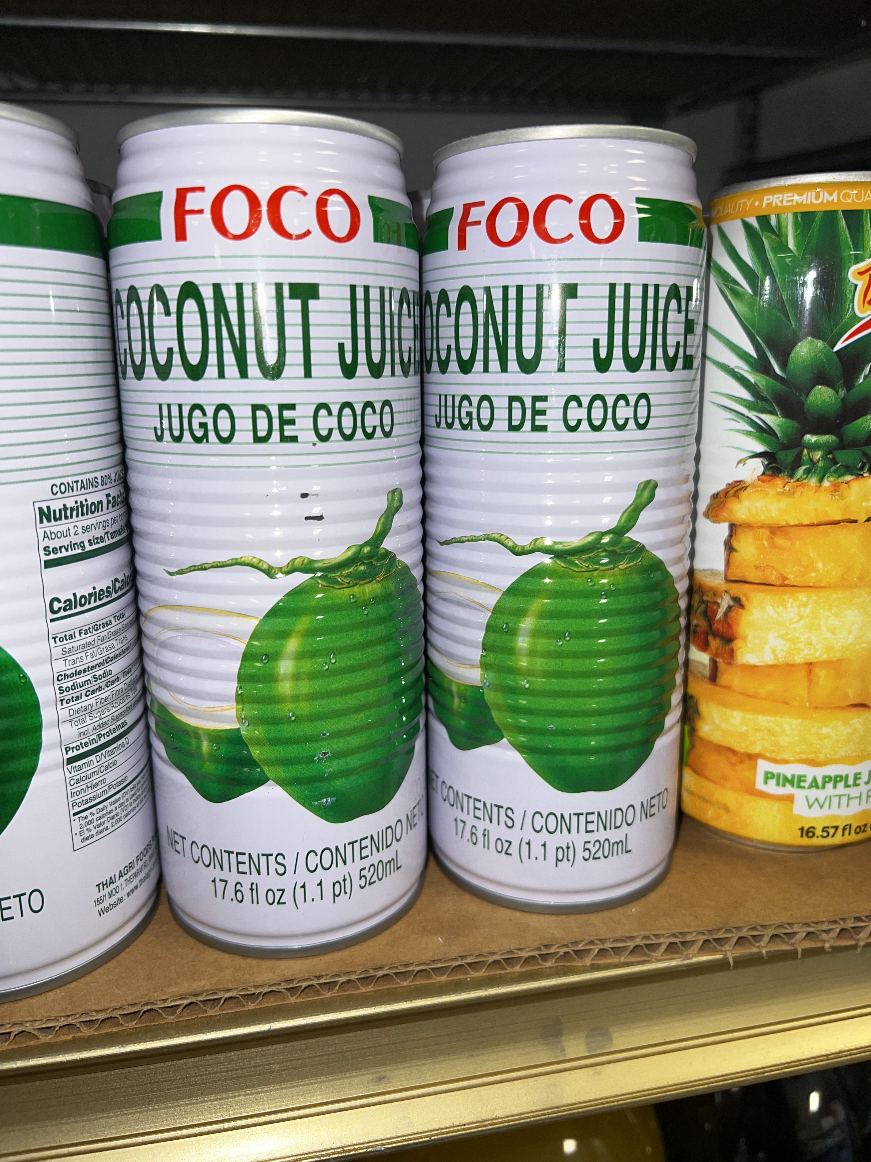 Jugo de coco FOCO