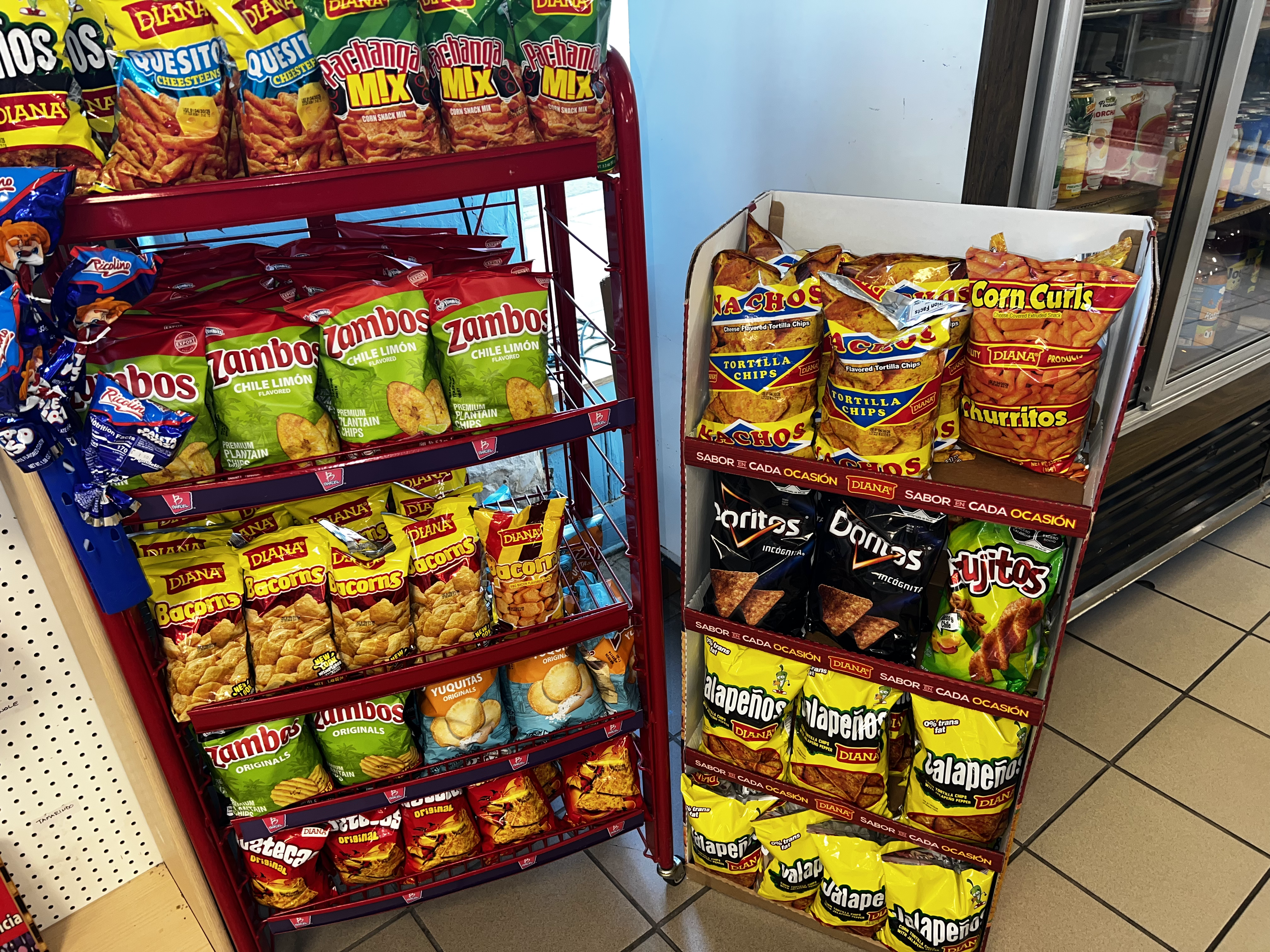 Chips de plátano y bocadillos